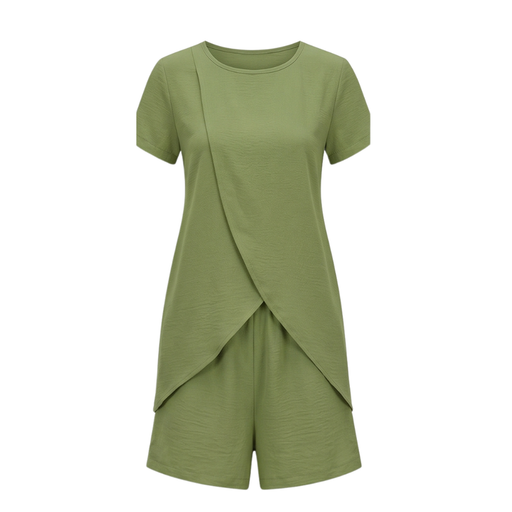 Tulip-Hem Two-Piece Summer Set — View 13 | Clova
