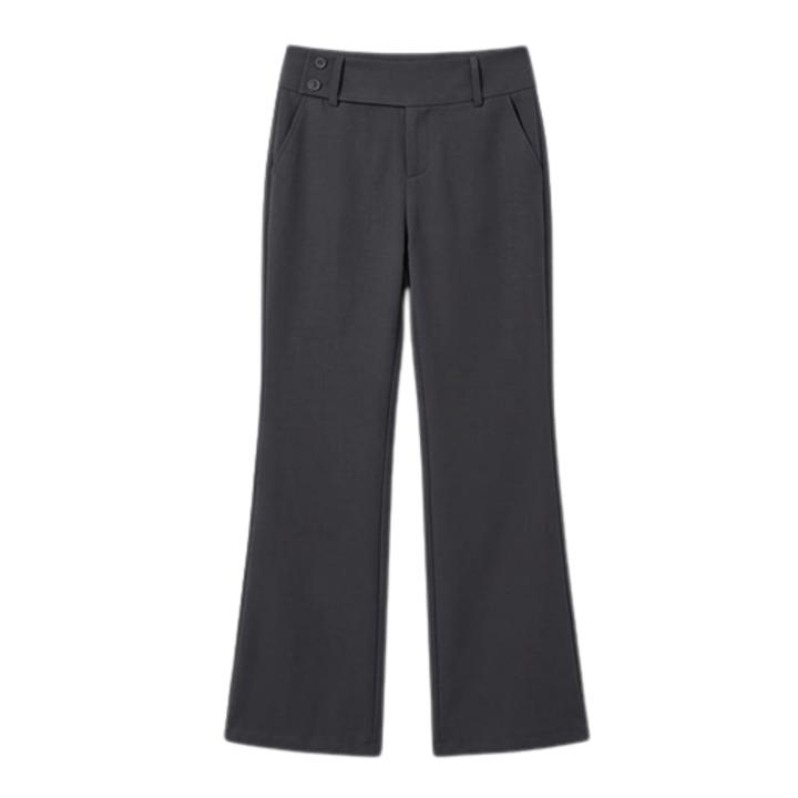 Elongating Wide-Leg Flare Pants — View 17 | Clova