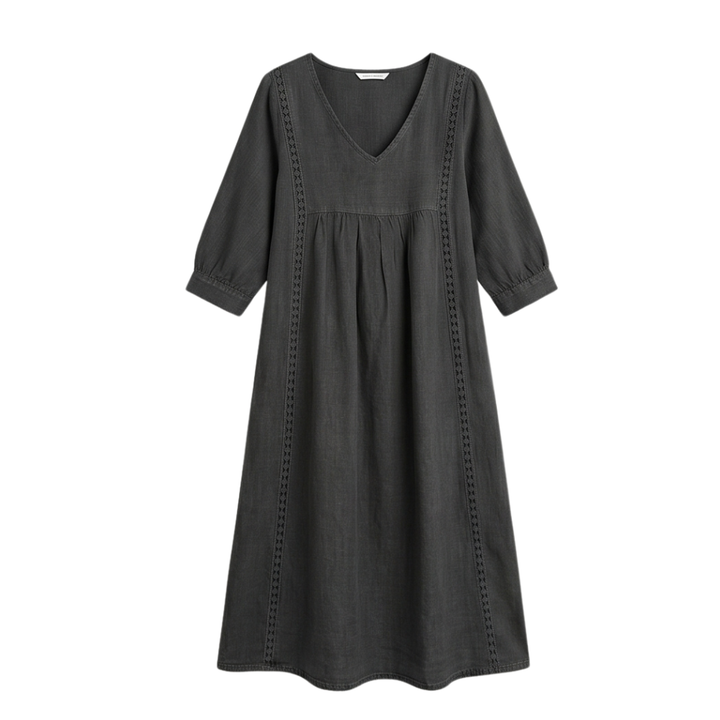 Relaxed Midi Dress with Pockets — View 15 | Clova