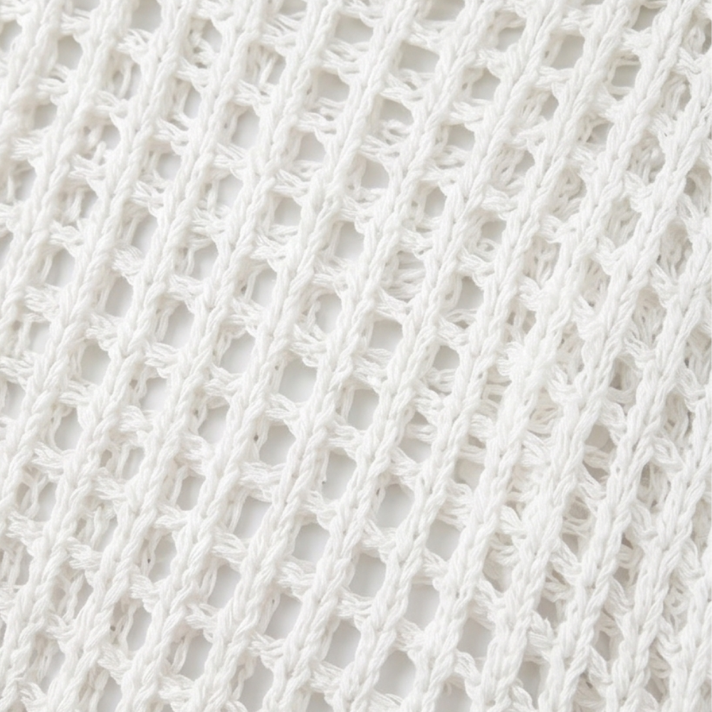 Breezy Open-Knit Summer Top — View 12 | Clova