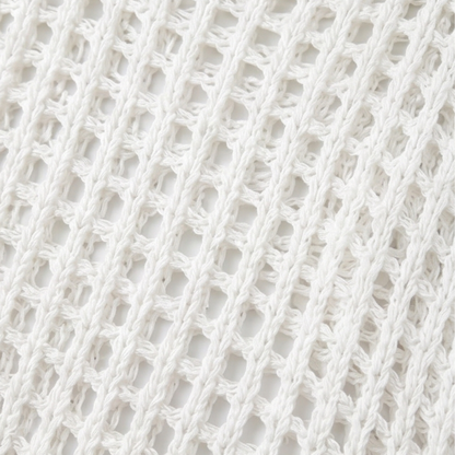 Breezy Open-Knit Summer Top — View 12 | Clova