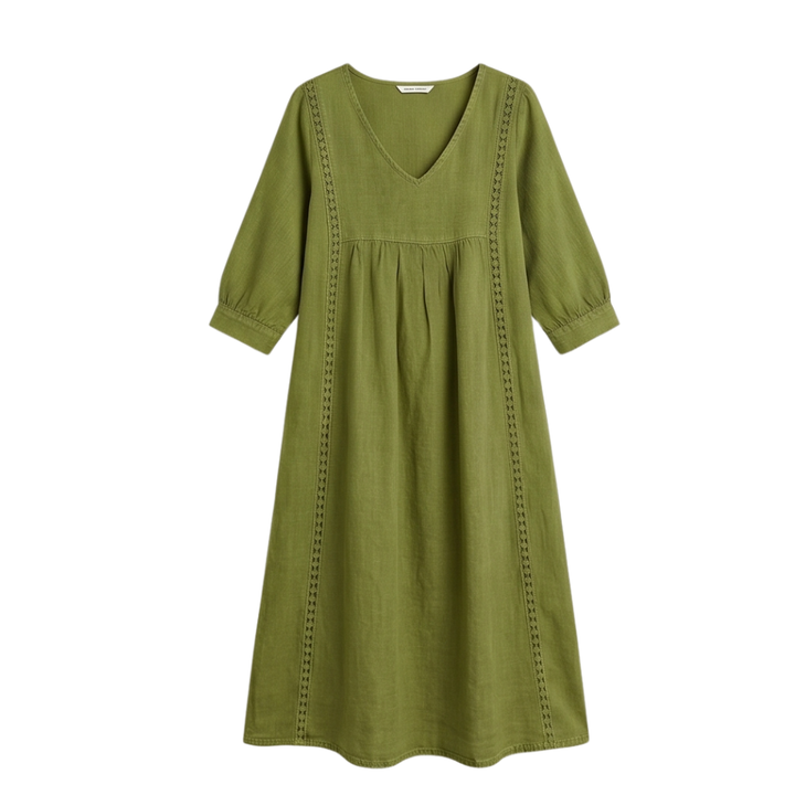 Relaxed Midi Dress with Pockets — View 16 | Clova