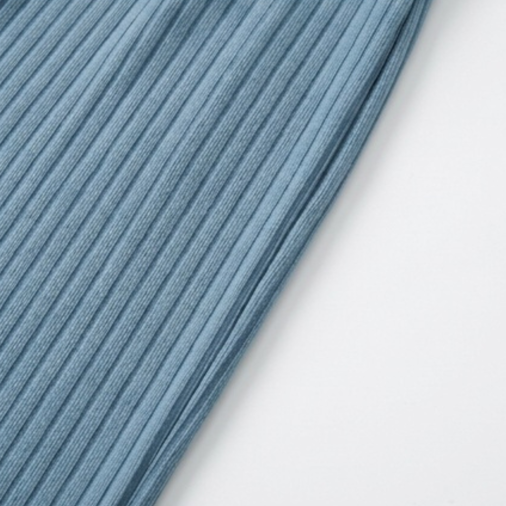 Soft Ribbed Wide-Leg Set — View 7 | Clova