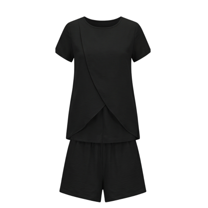 Tulip-Hem Two-Piece Summer Set — View 16 | Clova