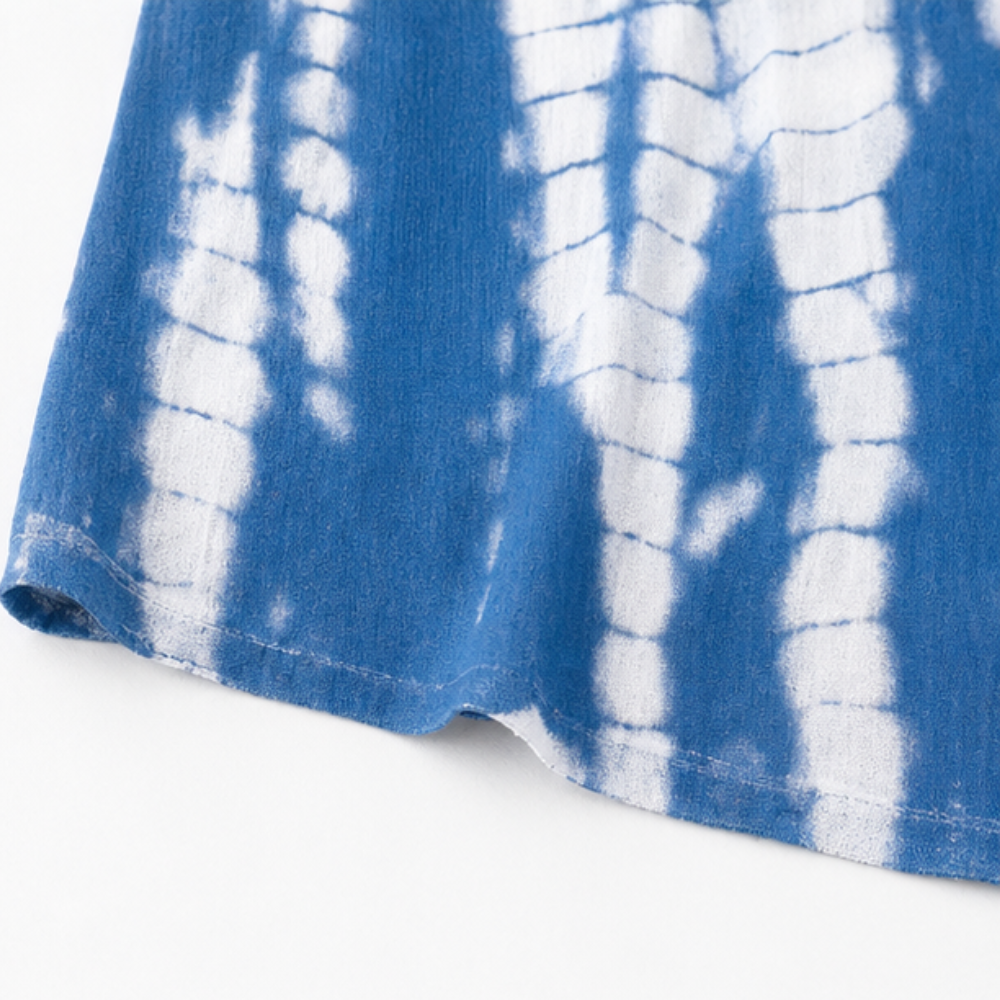 Wide-Leg Tie-Dye Jumpsuit — View 9 | Clova