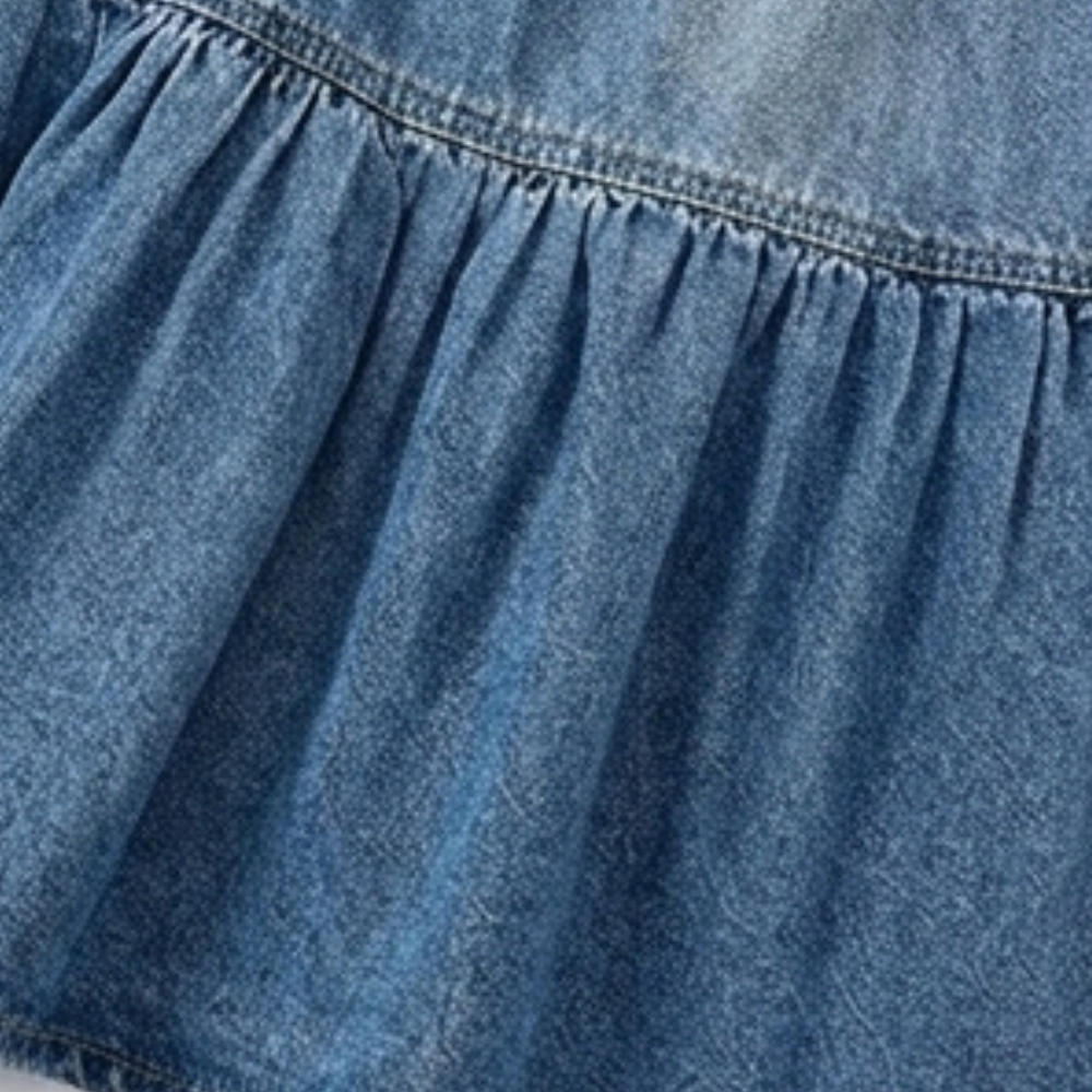 Soft Button-Front Maxi Skirt — View 10 | Clova