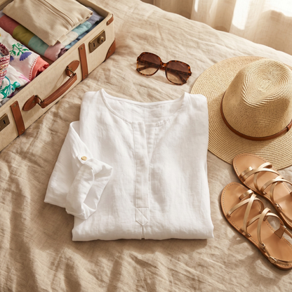 Flowy Linen-Style Maxi for Everyday Elegance — View 5 | Clova