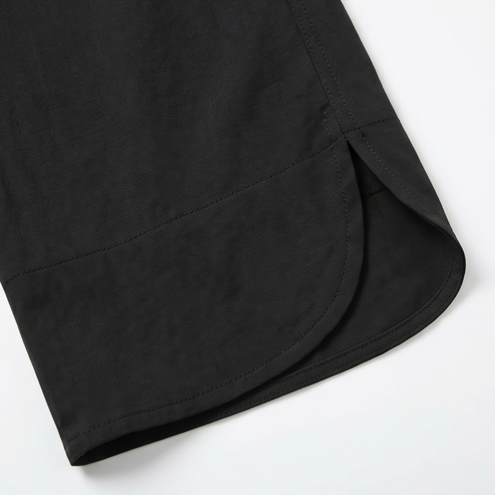 Soft Cropped Wide-Leg Pants with Pockets — View 9 | Clova