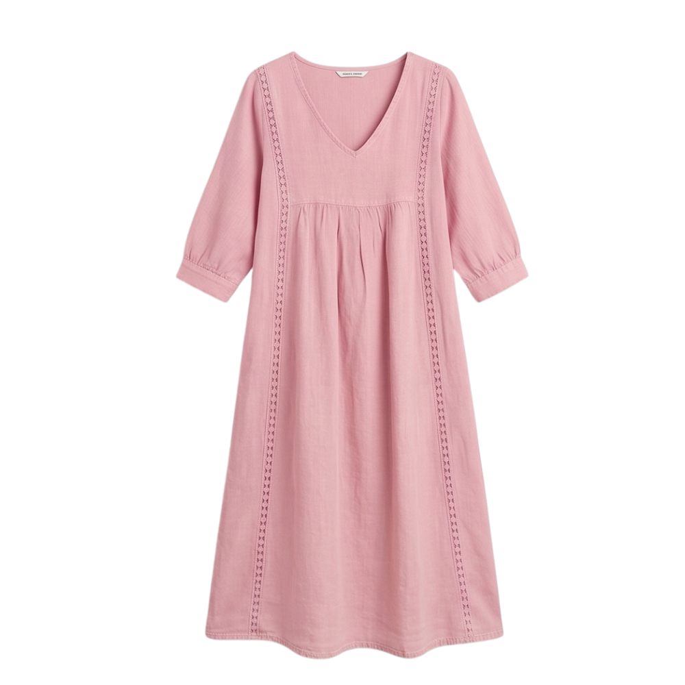 Relaxed Midi Dress with Pockets — View 13 | Clova