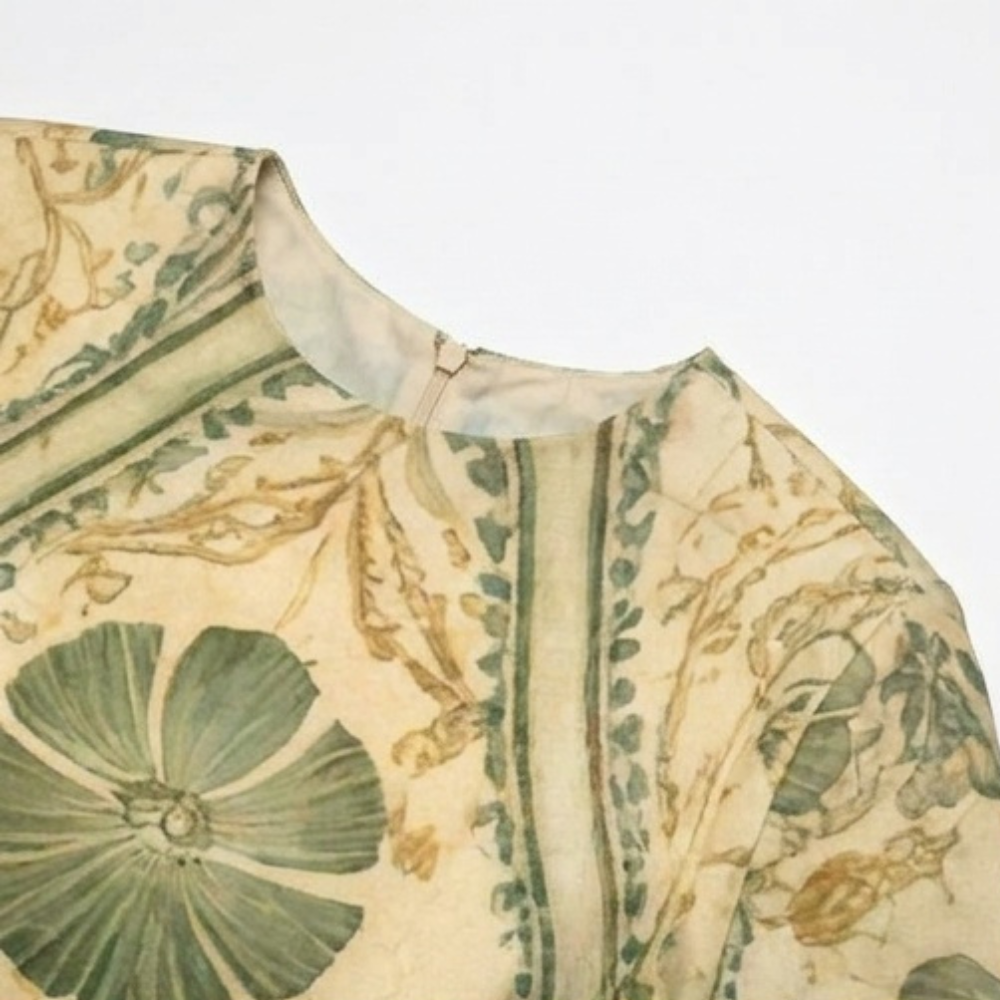 Serenza Vintage Tapestry Midi Dress for Curves — View 7 | Clova