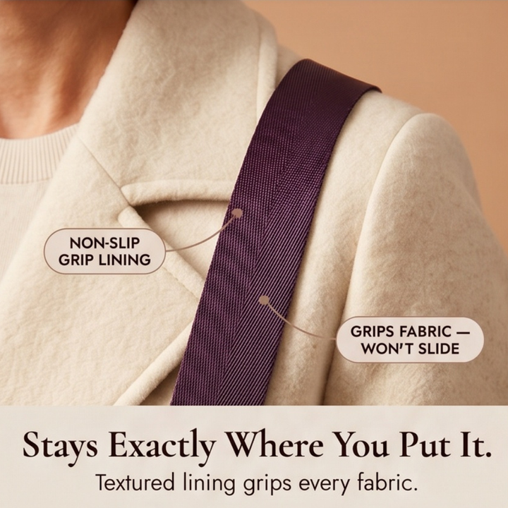 Multi-Pocket Shoulder Bag with Anti-Theft Design