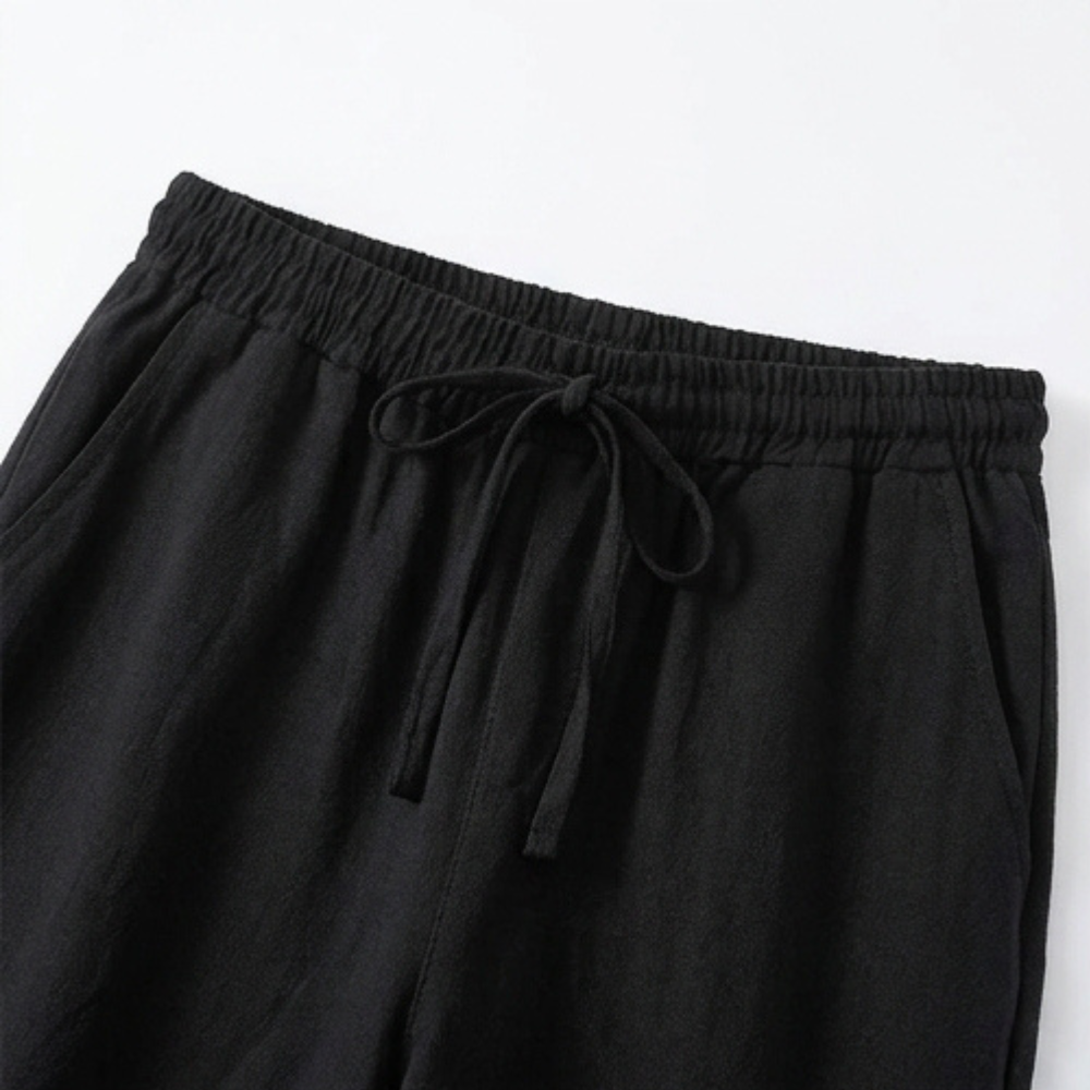 Breathable Drawstring Capris — View 7 | Clova