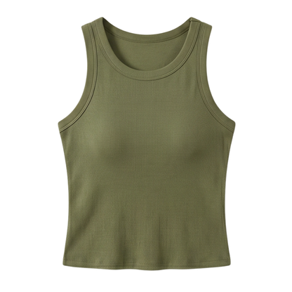 Built-In Bra Tank for Effortless Daily Wear — View 20 | Clova