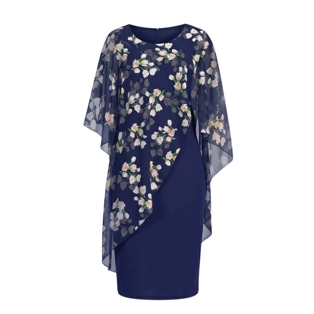 Elegant Overlay Sheath Dress — View 11 | Clova