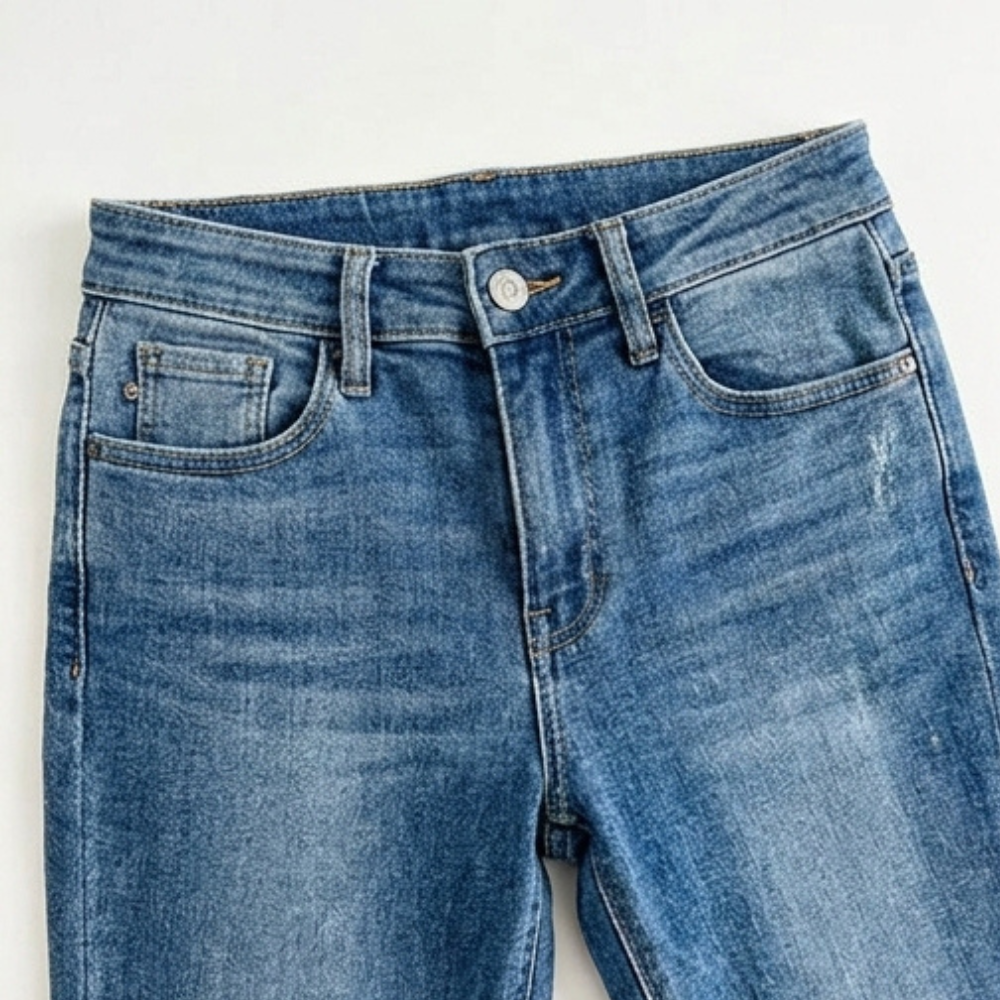 Denalia Tummy-Smoothing Bootcut Jeans — View 7 | Clova