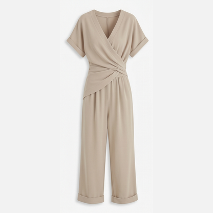 Wrap-Front Two-Piece Set — View 14 | Clova