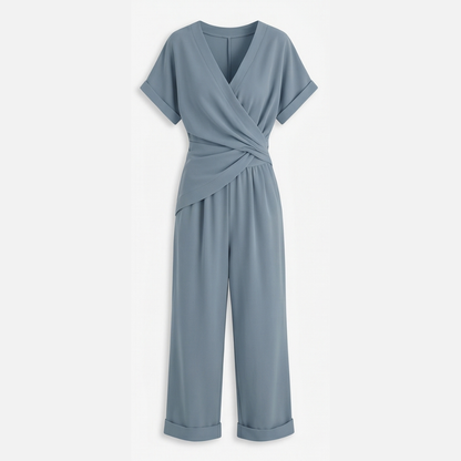 Wrap-Front Two-Piece Set — View 12 | Clova