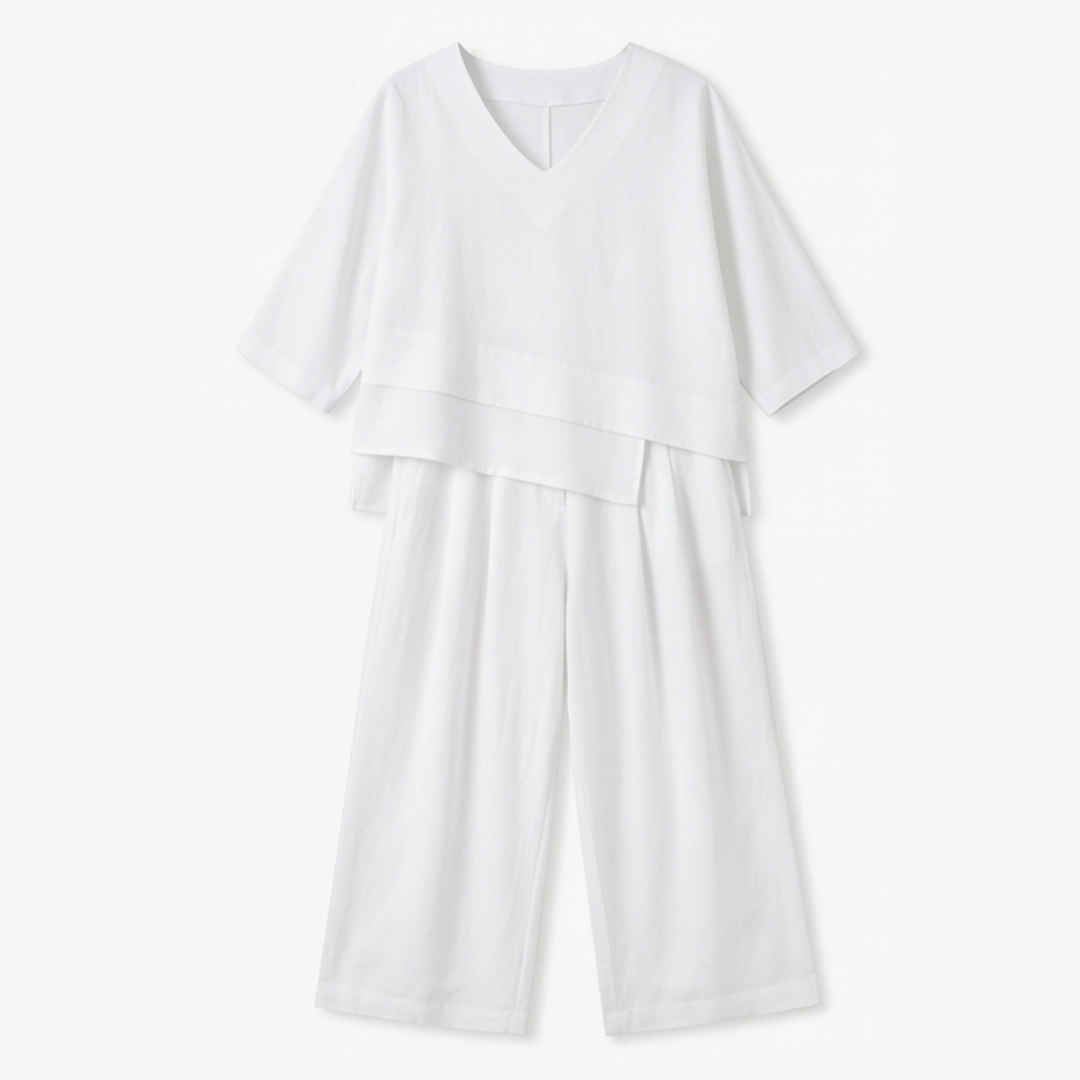 Asymmetric Two-Piece Set — View 9 | Clova