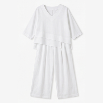 Asymmetric Two-Piece Set — View 9 | Clova