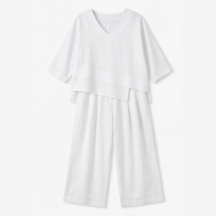 Asymmetric Two-Piece Set — View 9 | Clova