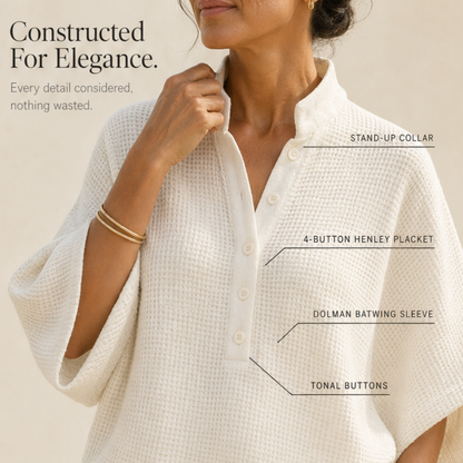 Vienelle Waffle-Knit Two-Piece Set for Effortless Everyday Style — View 10 | Clova