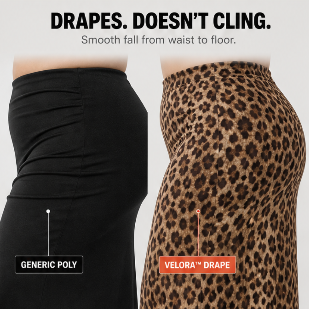 Curvy-Fit Leopard Print Maxi Skirt — View 8 | Clova