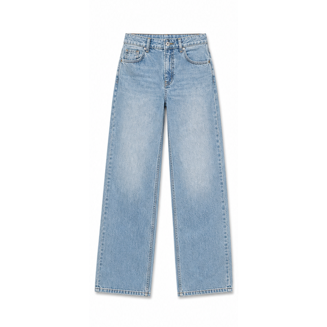 Vintage Relaxed-Fit Wide-Leg Jeans — View 12 | Clova