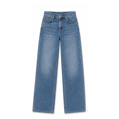 Vintage Relaxed-Fit Wide-Leg Jeans — View 13 | Clova