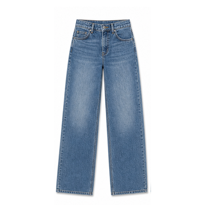 Vintage Relaxed-Fit Wide-Leg Jeans — View 13 | Clova