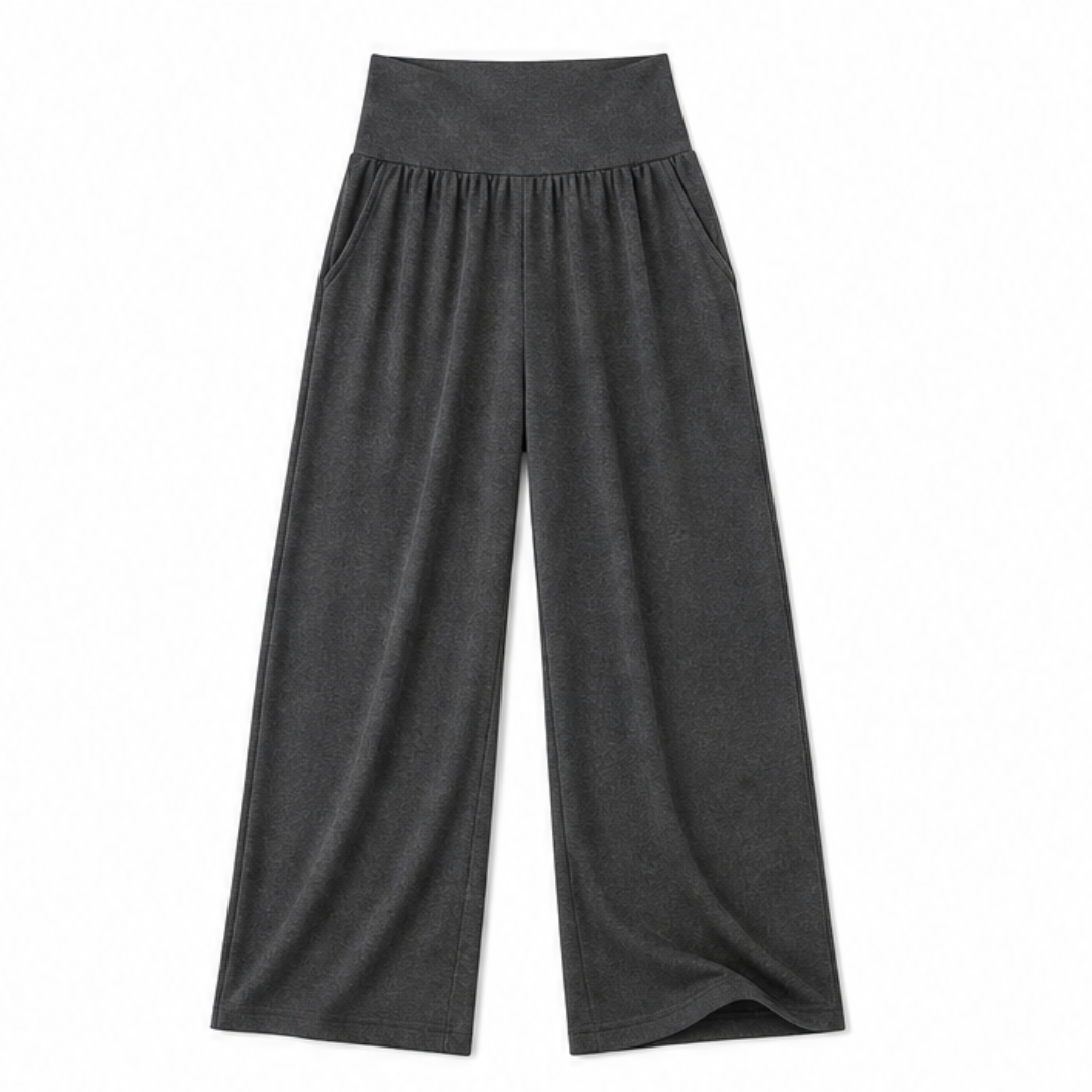 Lunessa High-Waist Wide-Leg Sweatpants for Effortless Style — View 11 | Clova