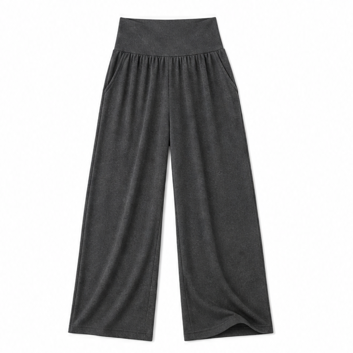 Lunessa High-Waist Wide-Leg Sweatpants for Effortless Style — View 11 | Clova