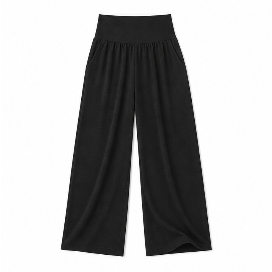 Lunessa High-Waist Wide-Leg Sweatpants for Effortless Style — View 12 | Clova
