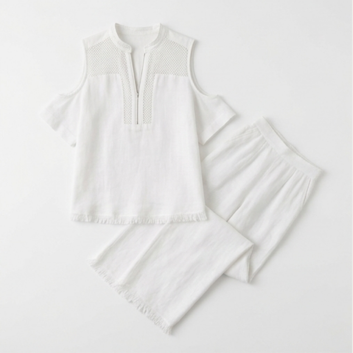Crochet Linen Vacation Set — View 12 | Clova
