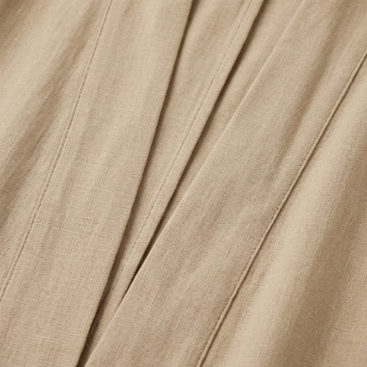 Lunavia Linen Cotton Two Piece Set with Duster — View 7 | Clova