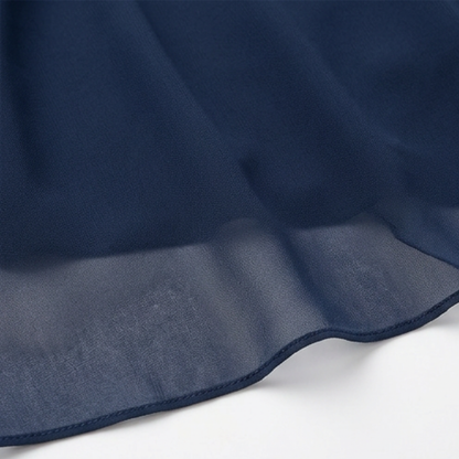 Asymmetric Chiffon Two-Piece Set — View 10 | Clova
