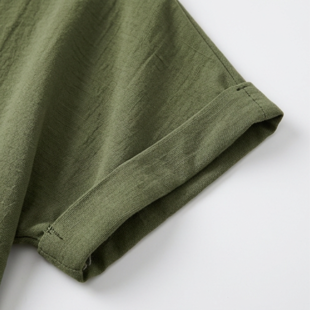 Solenne Soft Drape V-Neck Blouse for Everyday Wear — View 7 | Clova
