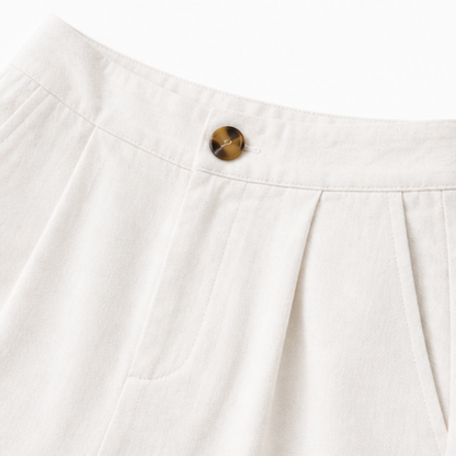 High-Waist Wide-Leg Drape Trousers — View 11 | Clova