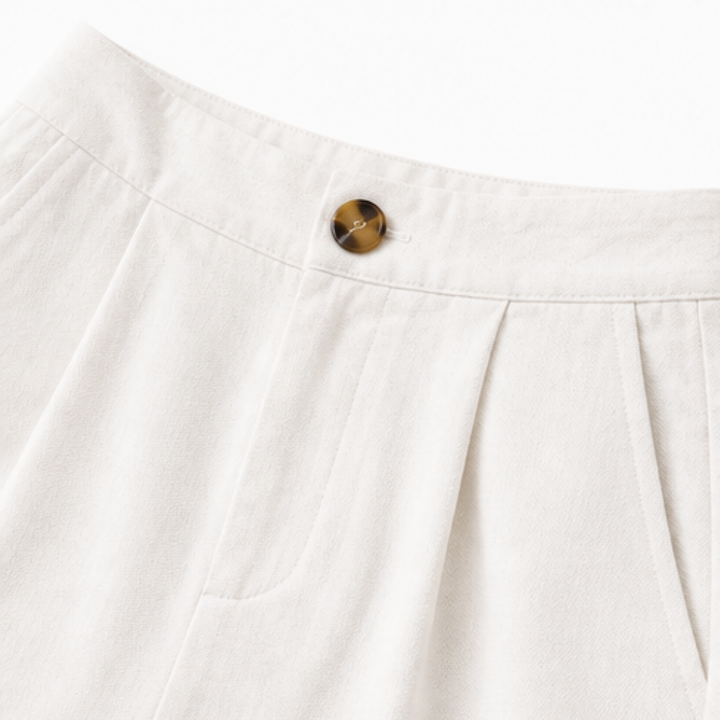 High-Waist Wide-Leg Drape Trousers — View 11 | Clova