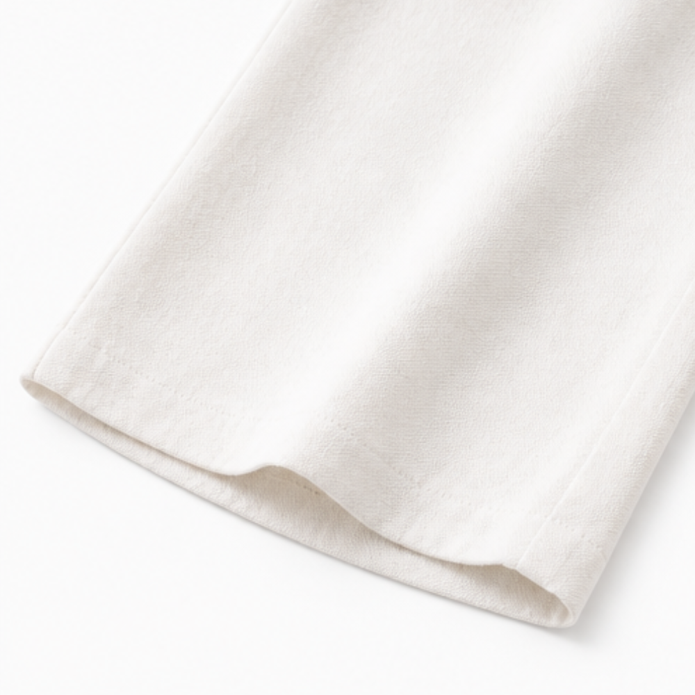 High-Waist Wide-Leg Drape Trousers — View 13 | Clova