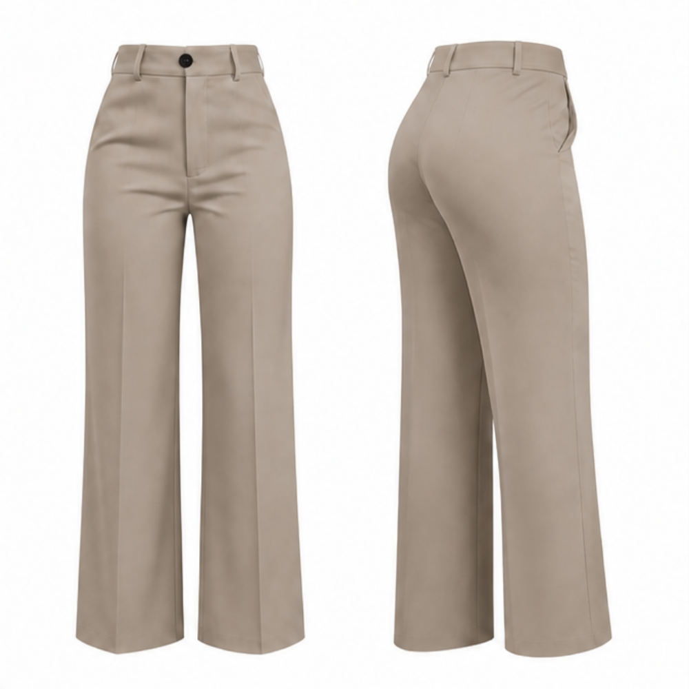 High-Waist Wide-Leg Trousers for Effortless Polish — View 15 | Clova