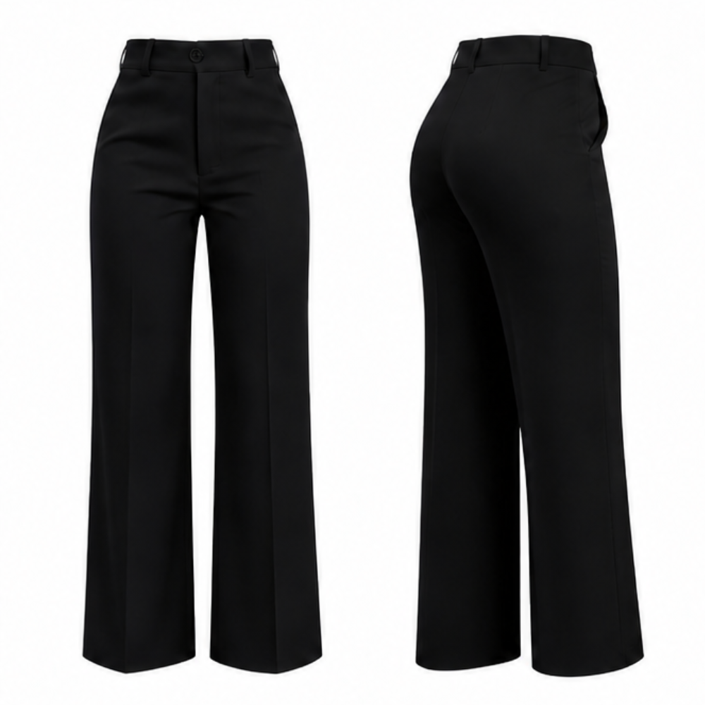High-Waist Wide-Leg Trousers for Effortless Polish — View 16 | Clova