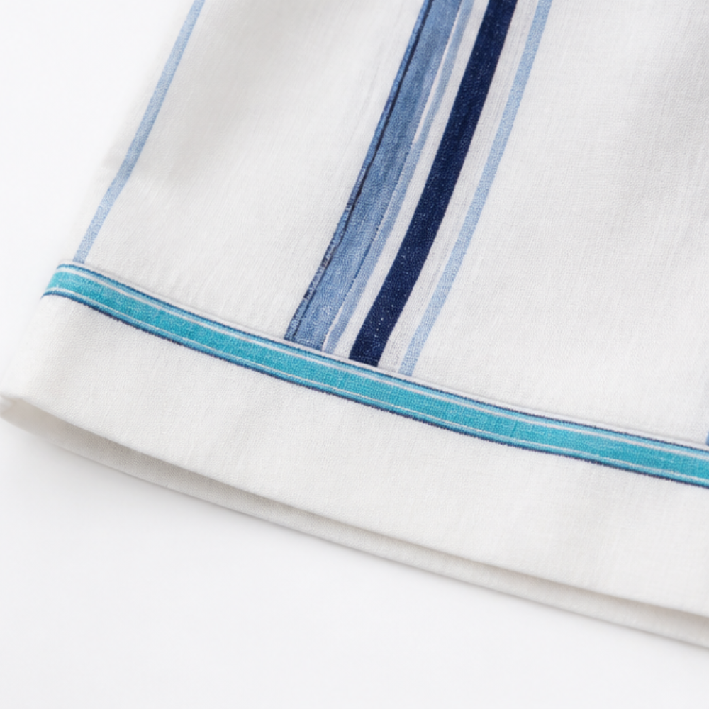 Tara - Coastal Shirt and Shorts Set — View 10 | Clova