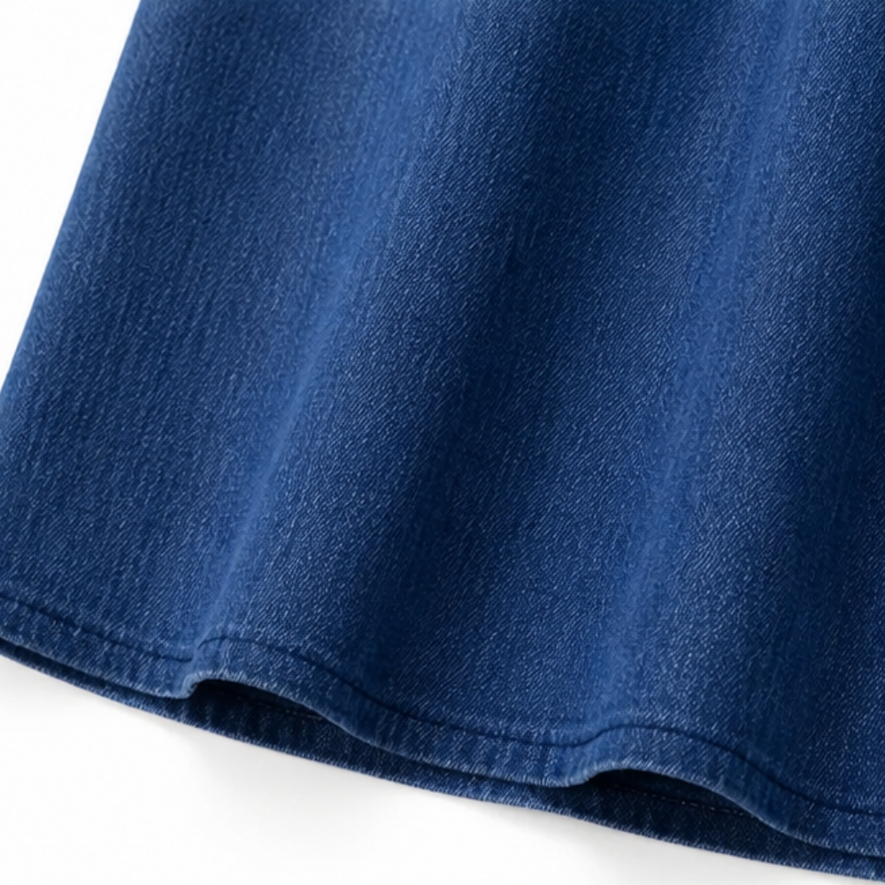 Lunavia Eyelet Trim Linen Midi Dress for Effortless Summer Style — View 11 | Clova