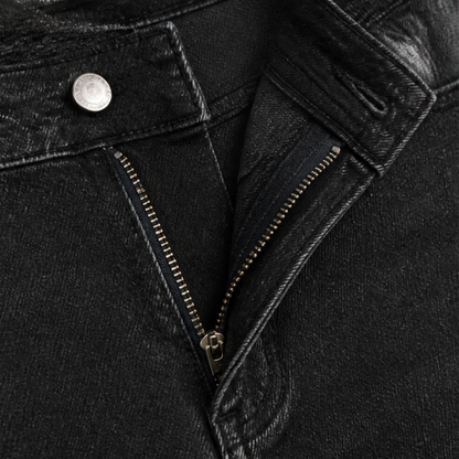 Flattering High-Waist Stretch Denim Capris — View 8 | Clova