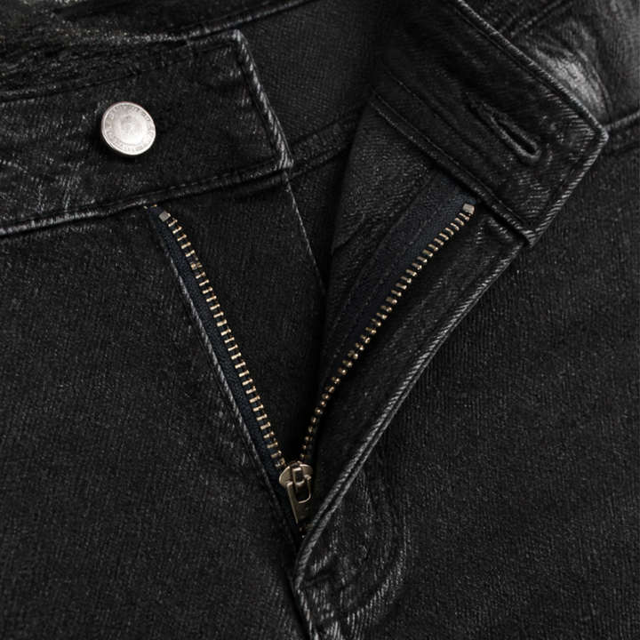 Flattering High-Waist Stretch Denim Capris — View 8 | Clova