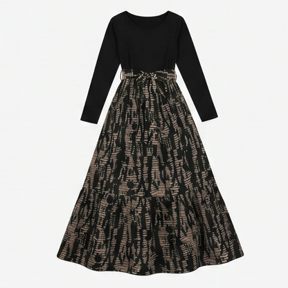 Floral Tie-Waist Maxi Dress — View 14 | Clova