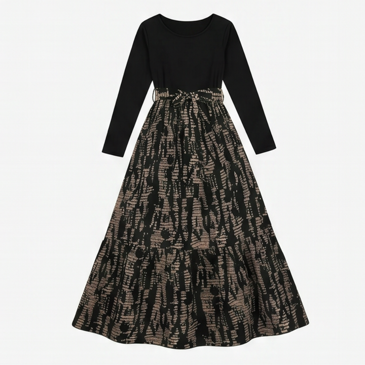 Floral Tie-Waist Maxi Dress — View 14 | Clova