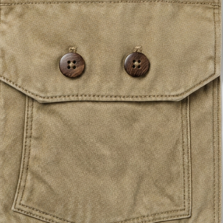 Wide-Leg Cargo Culottes with Asymmetric Hem — View 11 | Clova