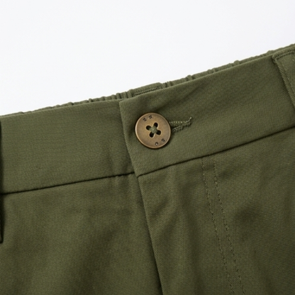 High-Waisted Stretch Cargo Shorts — View 7 | Clova