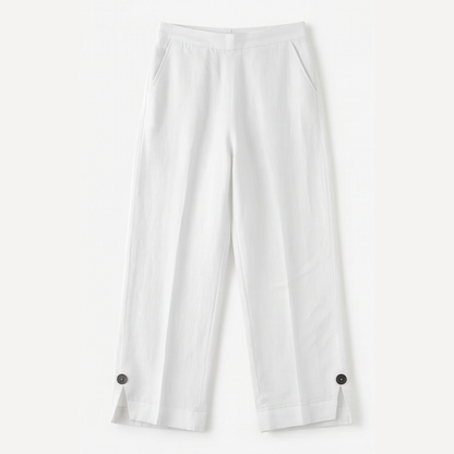 Soft-Stretch Cropped Pants — View 15 | Clova